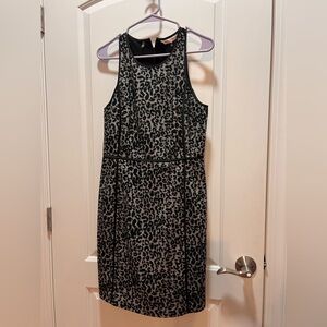 Rebecca Taylor Leopard Print Shift Dress